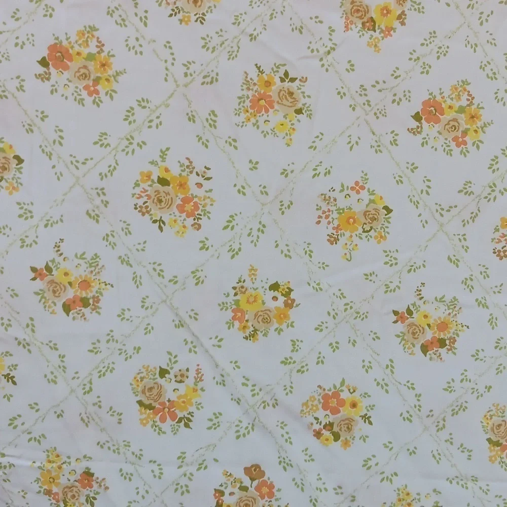 Vintage Cannon Monticello full flat sheet